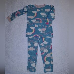 Colorful Cloud and Rainbow Kids Pajamas